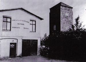 Spritzenhaus der FF Tonndorf an der Rahlau gegen 1957